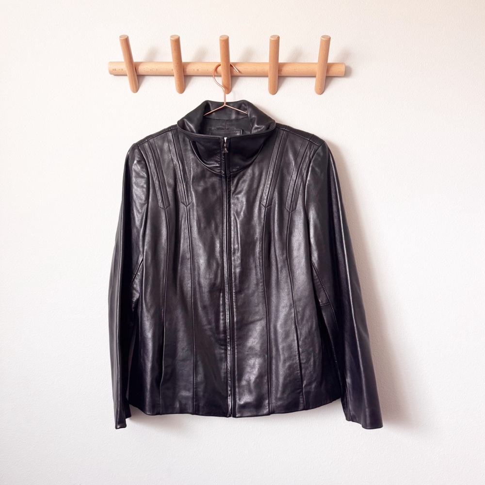 Avanti Black Leather Jacket